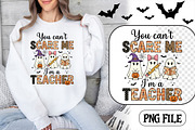 Spooky Teacher Halloween PNG Art, a Seasonal Illustration by CrexoraLab (Thumbnail 1 of 4)
