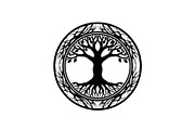 Tree of Life Circle Frame Bundle, an Illustration by Gaye Art (Thumbnail 31 of 51)