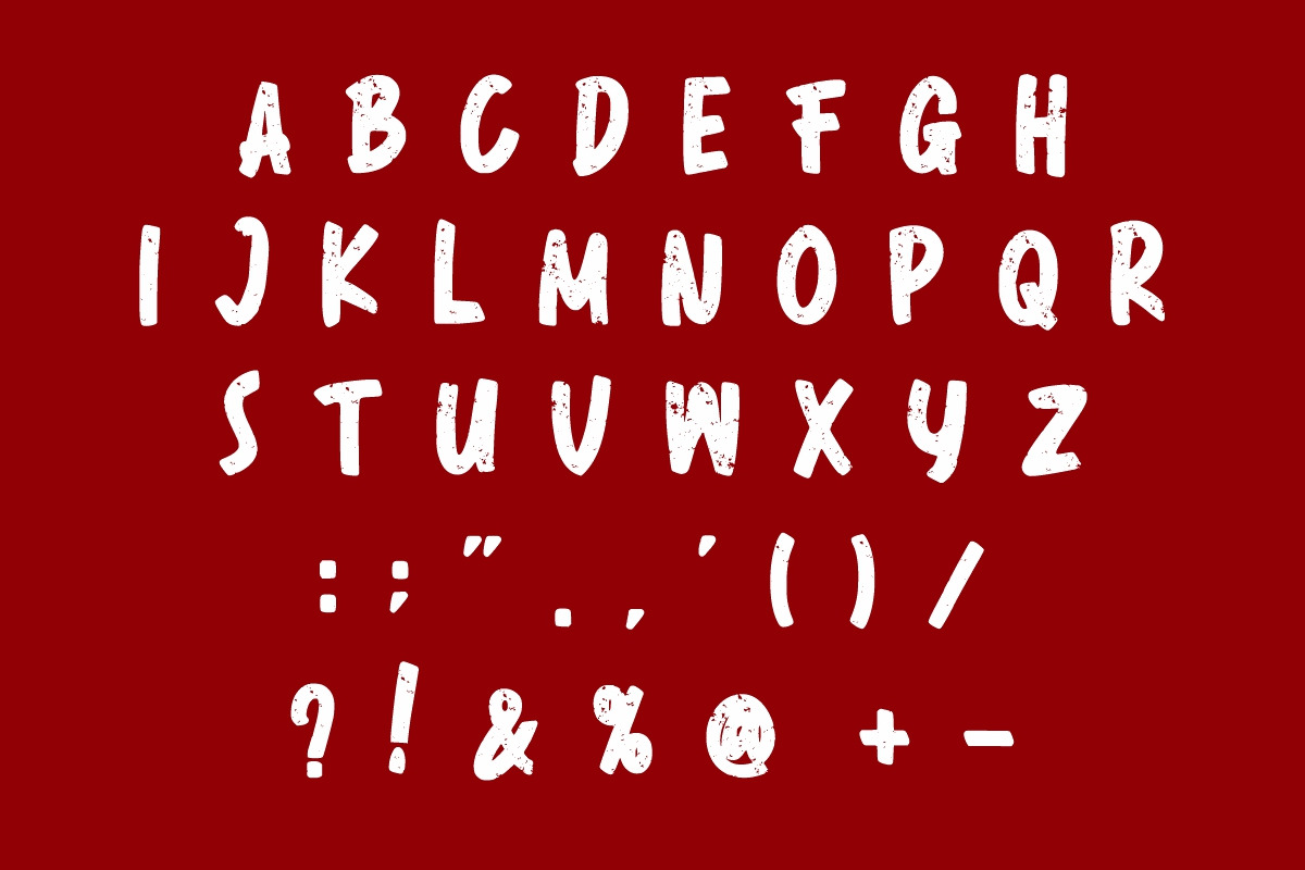 Vintage Christmas font, a Handwritten Font by Fourteen Letter (Photo 5 of 7)