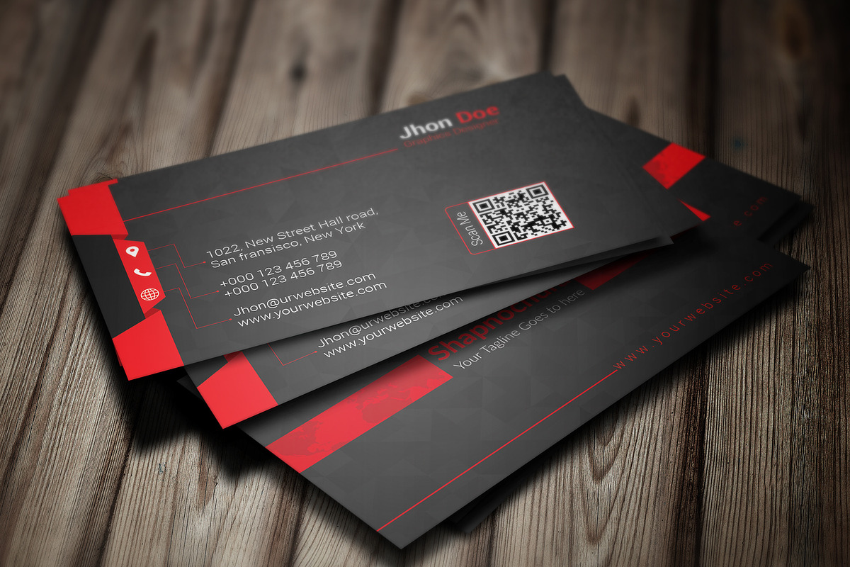 Elegant Creative Business Card - 21, a Business Card Template by Shapnochura Design Studio (Photo 4 of 6)
