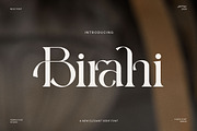 Birahi Stylish Serif Font, a Serif Font by Perfectype (Thumbnail 1 of 8)