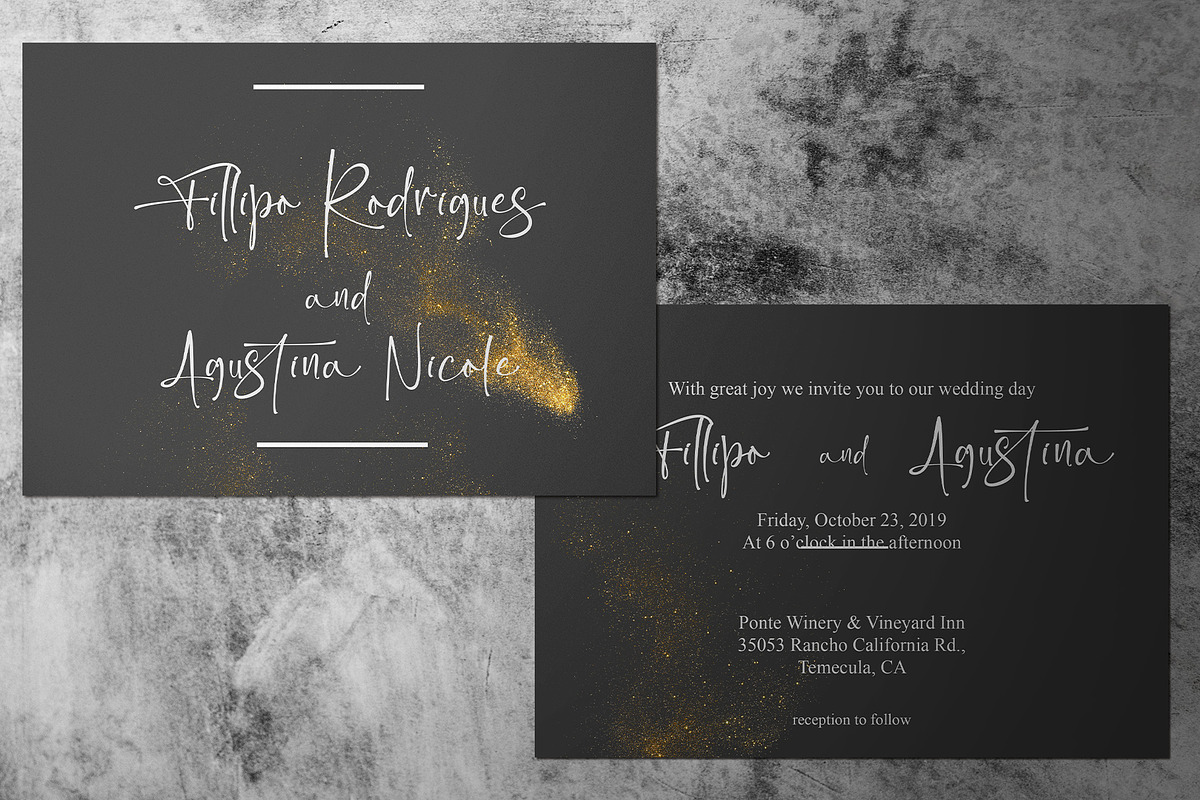 Bittersoni, a Script Font by Letterara (Photo 6 of 11)
