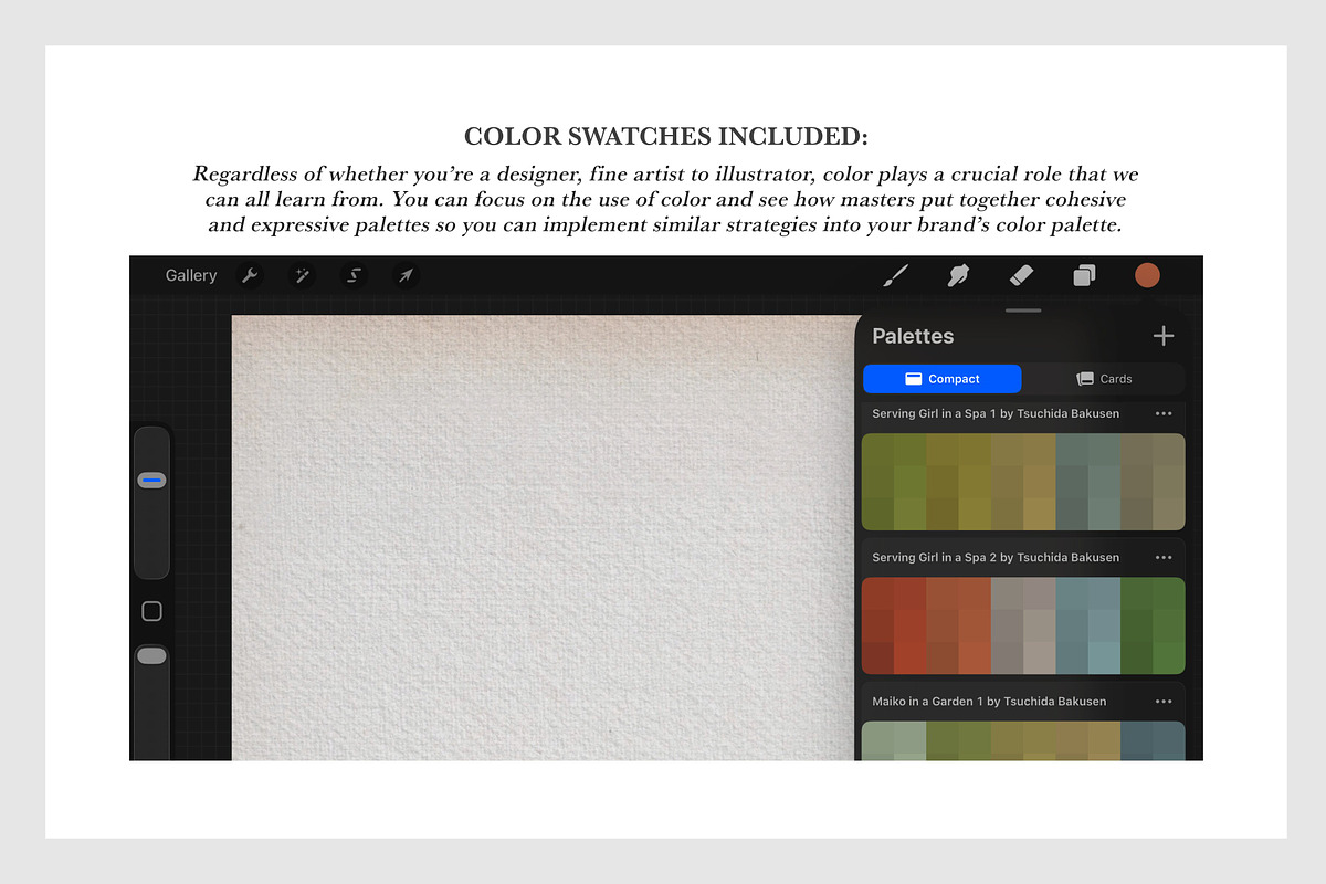 Tsuchida Bakusen Procreate Kit, a Brush Add-On by Digi Life (Photo 6 of 9)