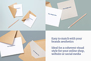 Card Kraft Envelope Mockup Bundle, a Product Mockup by Studio MVDM (Thumbnail 6 of 9)