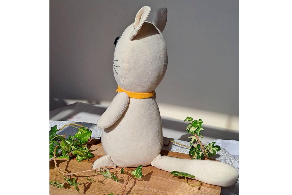 Handmade Cat Doll PDF Sewing Pattern, a Pattern Graphic by Pink_bloom (Photo 2 of 3)