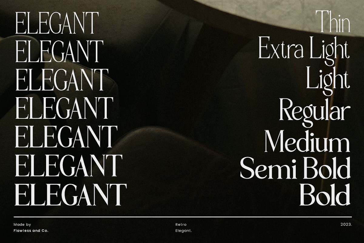 Varona - Retro Serif Family Font, a Serif Font by Flawless And Co (Photo 11 of 11)