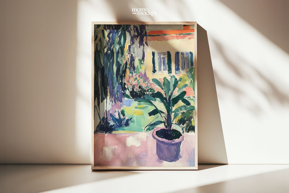 Leaning Frame Mockup | DIN A PSD, a Household Mockup by momomockps (Photo 3 of 10)