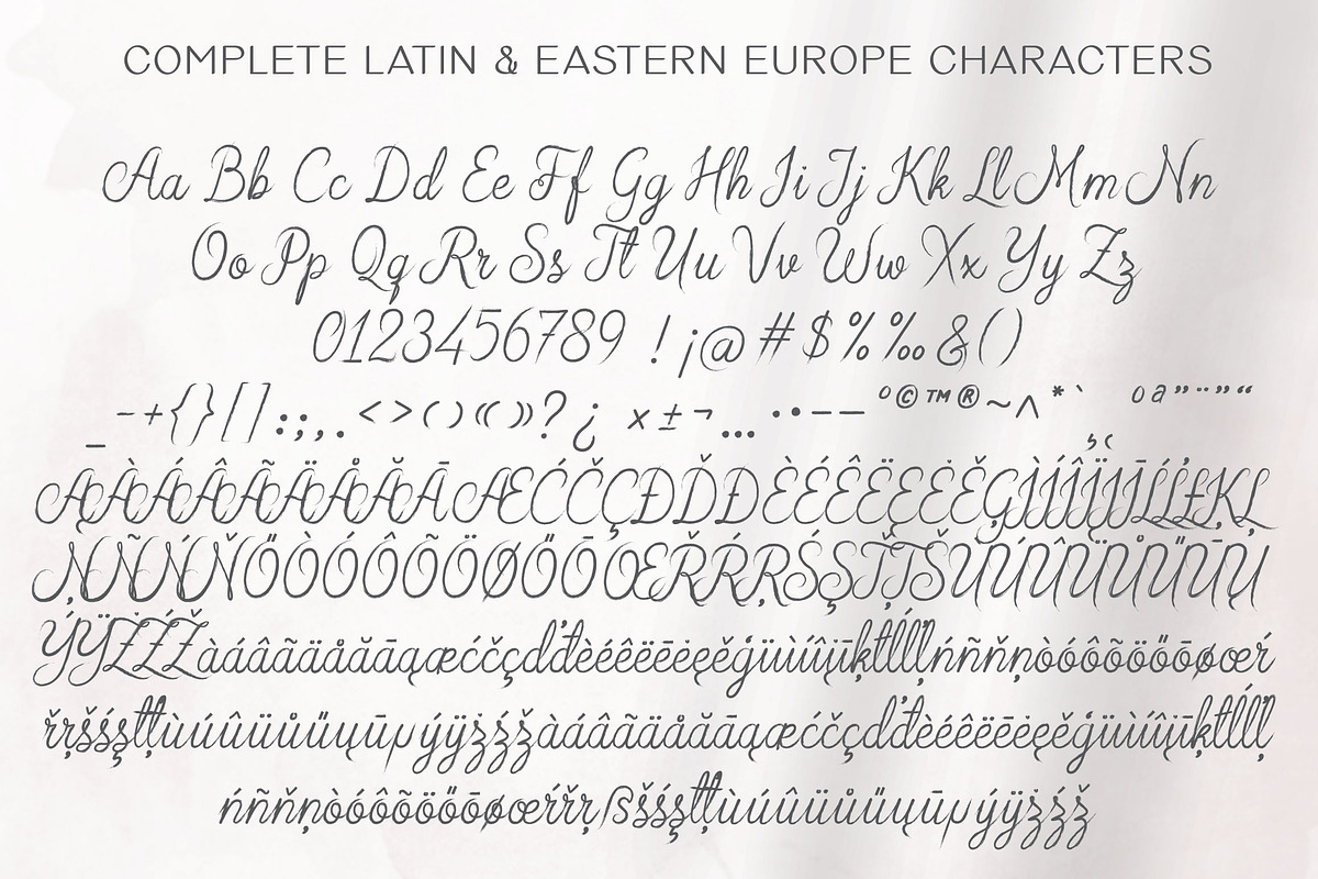 Arabian Script | Brush Textured Font preview 7