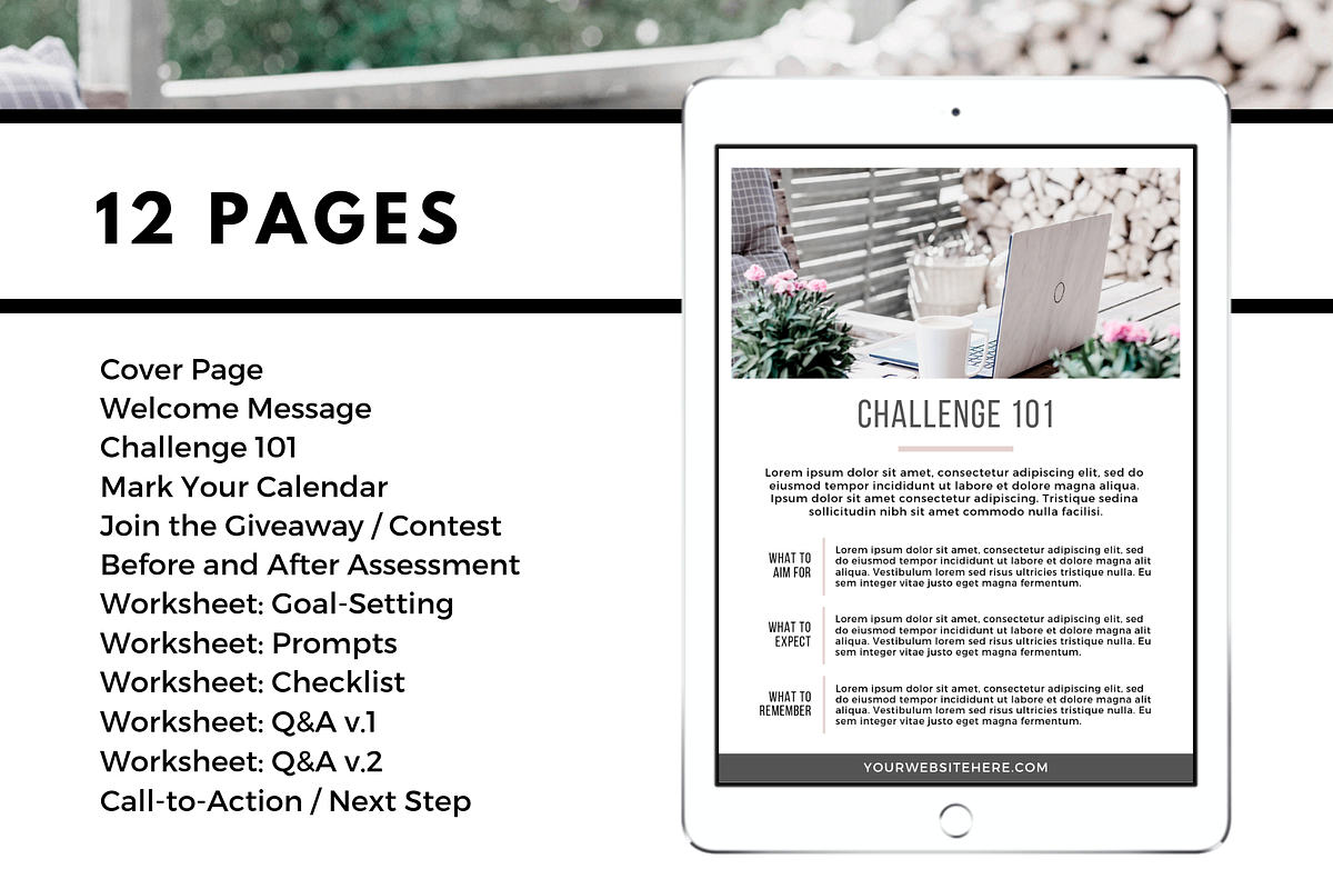 10-Day Lead Magnet Challenge Bundle, a Magazine Template by ProductiveandFree (Photo 3 of 11)