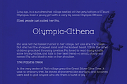 Olympia Athen - Display Typeface, a Serif Font by Lilithcollageart (Thumbnail 3 of 10)