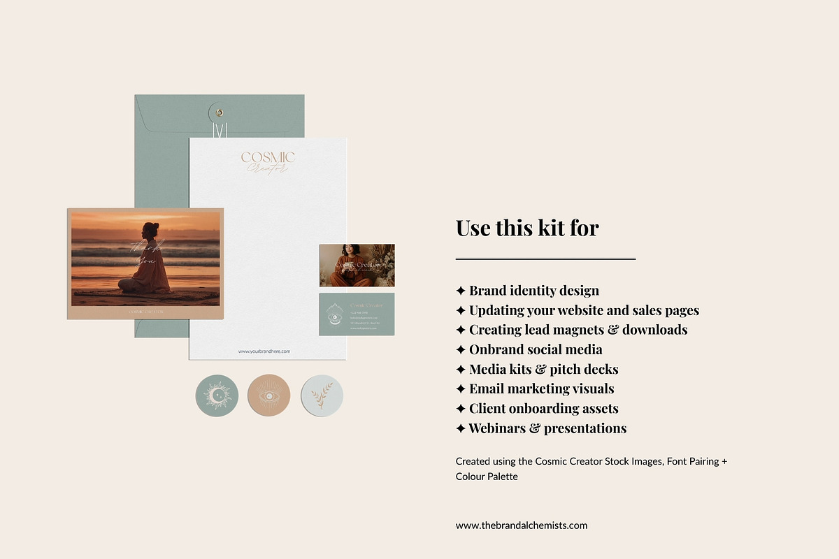 Cosmic Creator Brand Kit, Stock Images preview 8