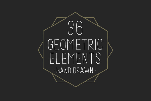 Hand Drawn Geometric Elements preview 5