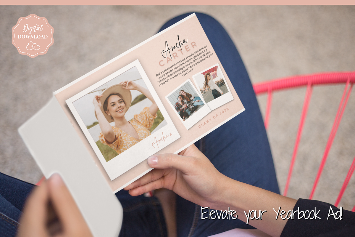Half Page - Yearbook Ad Template, a Magazine Template by Templatables (Photo 4 of 7)