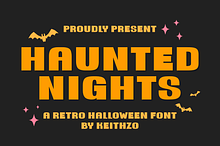 Haunted Nights - Halloween Font