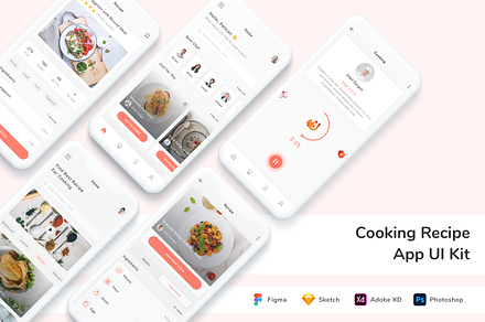 Cooking Recipe App UI Kit, an UI Kit Template by Betush