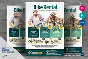 Bicycle Rentals Flyer, a Flyer Template by PSDPixel (Thumbnail 1 of 5)