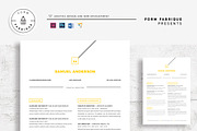 Resume/CV, a Resume Template by Form Fabrique (Thumbnail 3 of 7)
