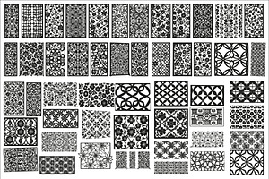 Elegant seamless pattern laser cut, a Decorative Illustration by Amazin_art