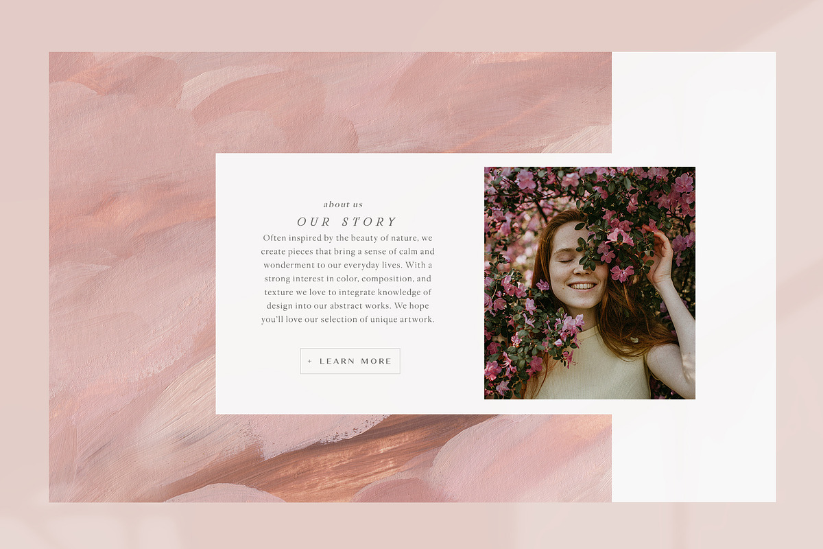 September Blush Abstract Backgrounds, a Texture Graphic by Basia Stryjecka (Photo 8 of 18)