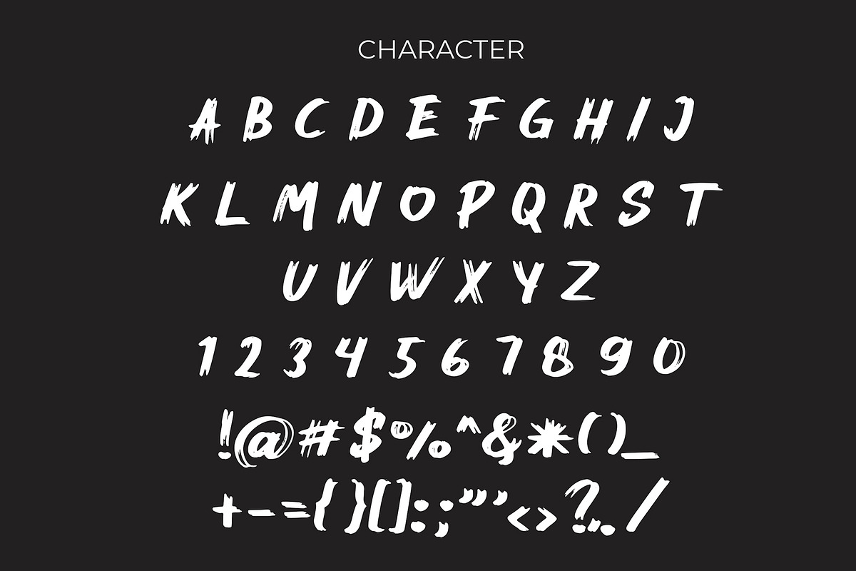 Mahesa Handwritten Brush Font preview 2