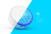 Snus Chewing Tobacco one lock 4 PSD, a Packaging Mockup by easymock 2 (Thumbnail 8 of 15)