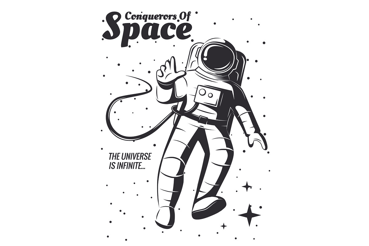 Astronaut Illustration., a Technology Illustration by Nomber_86 (Photo 4 of 5)
