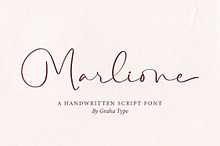 Marlione - A Handwritten Script