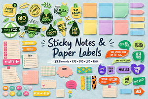 Sticky Notes & Paper Labels