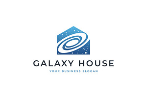 Galaxy House Logo Design