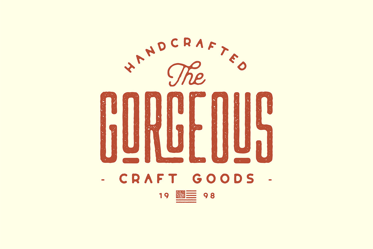 Las Valles Textured Typeface preview 4