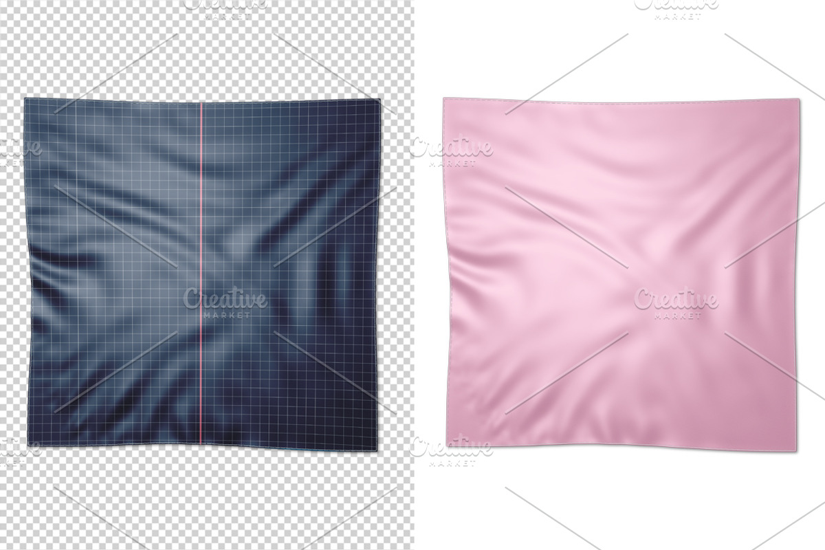 Silk, chiffon scarf mockup, a Product Mockup by NatalyaZelenova (Photo 2 of 5)