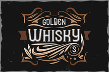 Golden Whisky typeface