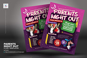 Parents Night Out Flyer Templates, a Flyer Template by kinzi21 (Thumbnail 4 of 4)