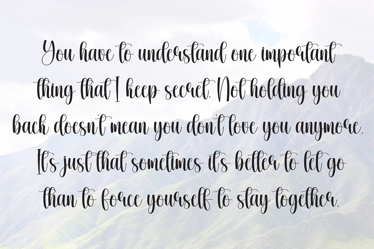 Chubby | Script Font, a Handwritten Font by Scratchones (Photo 6 of 9)