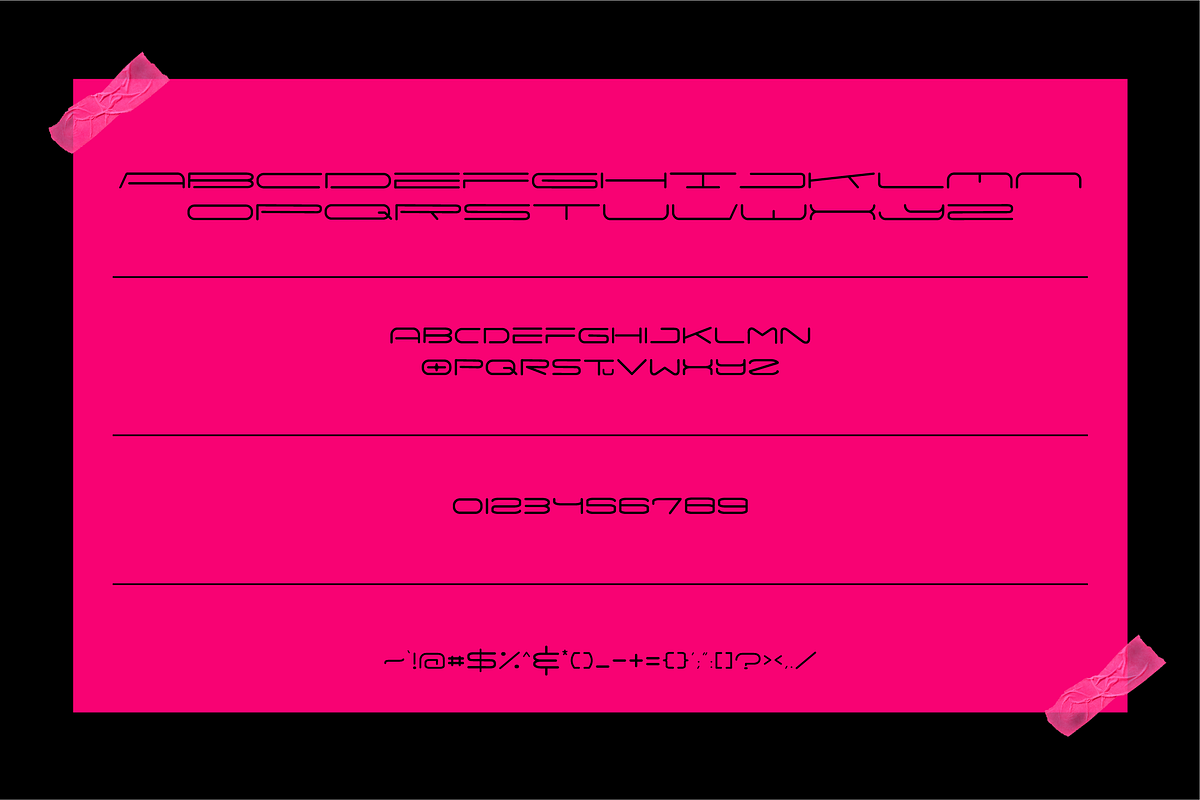 VB Cegos - Futuristic Font, a Sans Serif Font by VALIANTBROTHA (Photo 2 of 8)