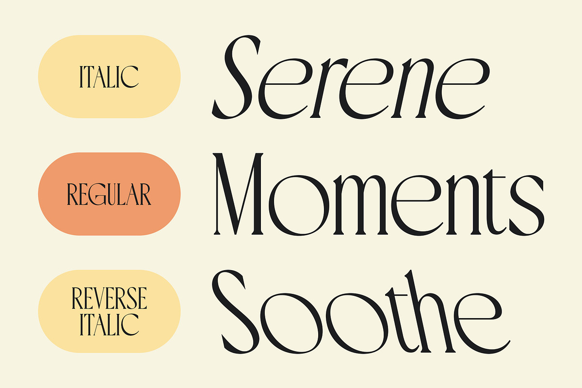 CS Calory – Elegant Font, a Serif Font by Craft Supply Co. (Photo 3 of 8)