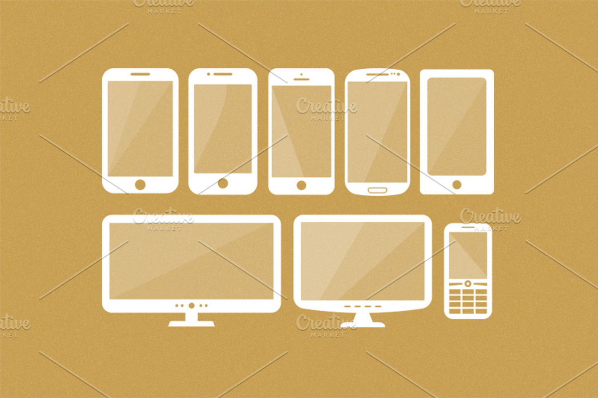 Gadgets/Electronics Vector Set preview 2