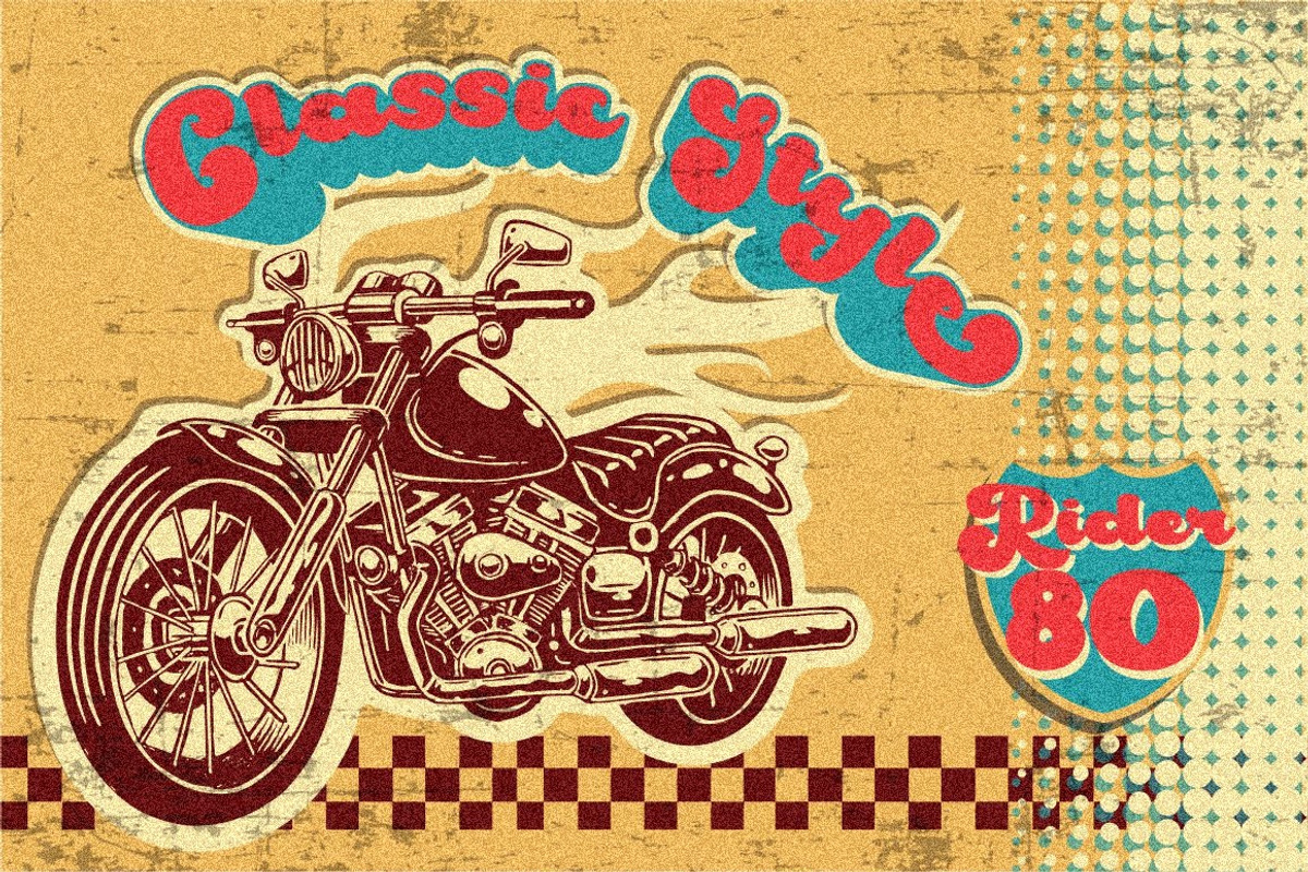 Strong Grandpa - Bold Retro Font, a Script Font by PutraCetol Studio (Photo 11 of 12)