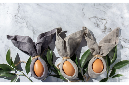 Festive easter background with, a Holiday Photo by LARISA BLINOVA