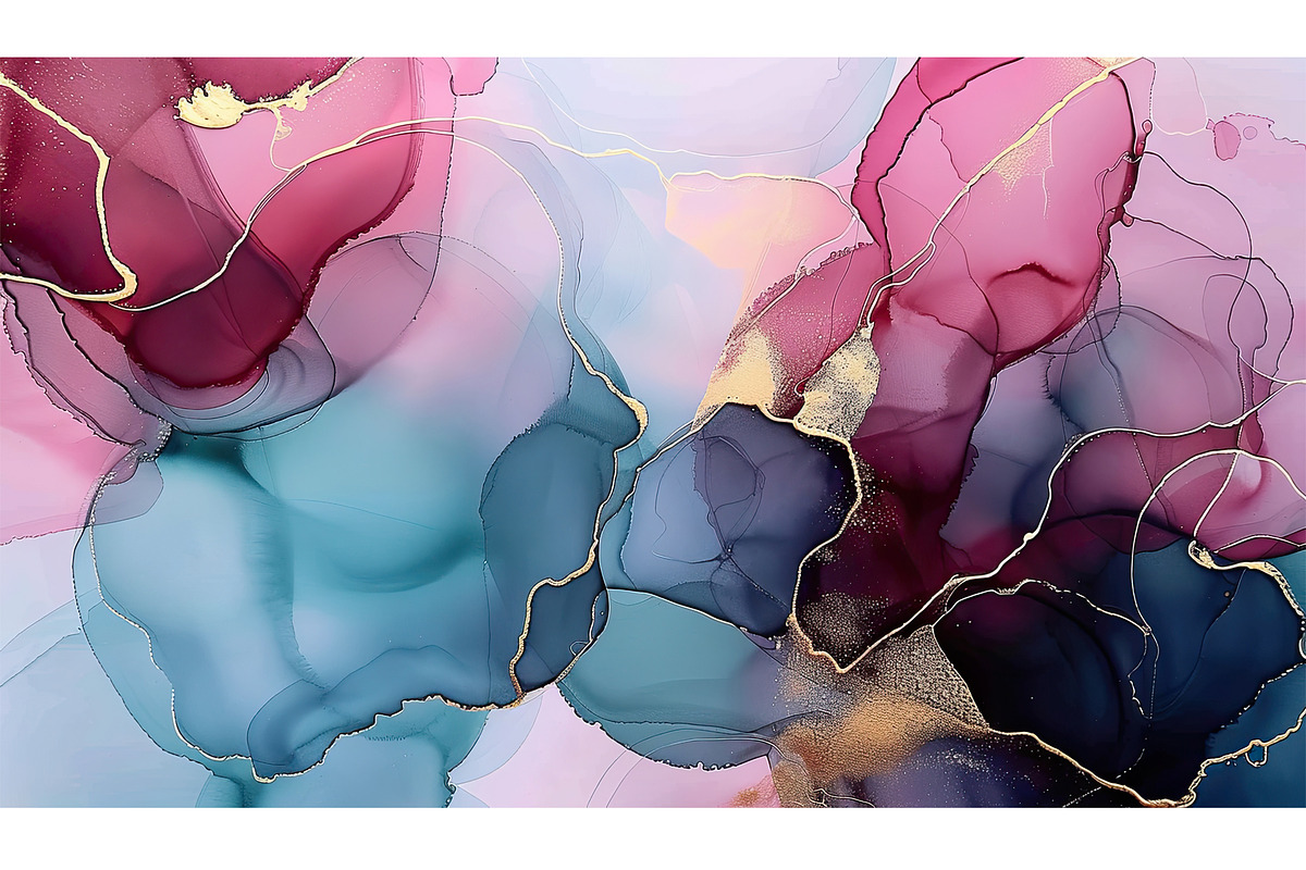 Abstract colorful ink textures, a Texture Graphic by Anntuan (Photo 8 of 9)