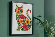 Flower Cat Png Sublimation Design, an Animal Illustration by Design Station (Thumbnail 6 of 7)