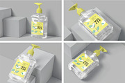 Rectangle Soap Pump Bottle Mockups, a Product Mockup by megostudi0 (Thumbnail 1 of 6)
