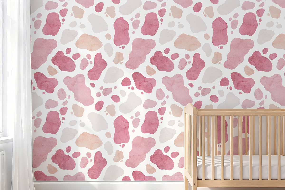 Pastel Cow Print Seamless Pattern, a Pattern Graphic by Brzozowska (Photo 9 of 12)