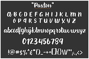 Paxton | A chic Hand written Font, a Script Font by Artstudio (Thumbnail 7 of 7)
