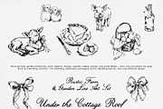 Under the Cottage Roof: Line Art, an Animal Illustration by Purple (Thumbnail 13 of 16)