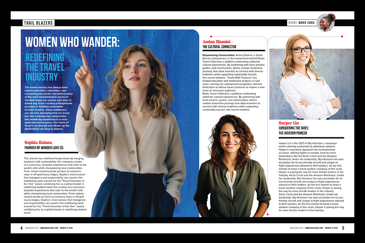 Magazine Template, a Magazine Template by Red Cactus Creative (Photo 3 of 20)