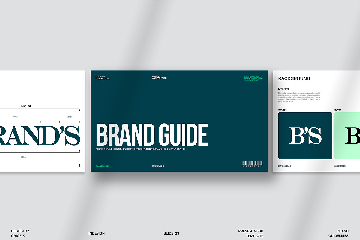 Brand Guidelines Presentation, a Presentation Template by Oriofix (Photo 4 of 10)