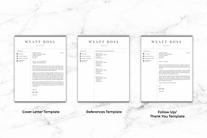 Resume Template - Wyatt