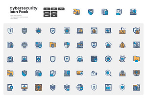 Cybersecurity Icon Pack, a Duotone Icon by erifqizeicon