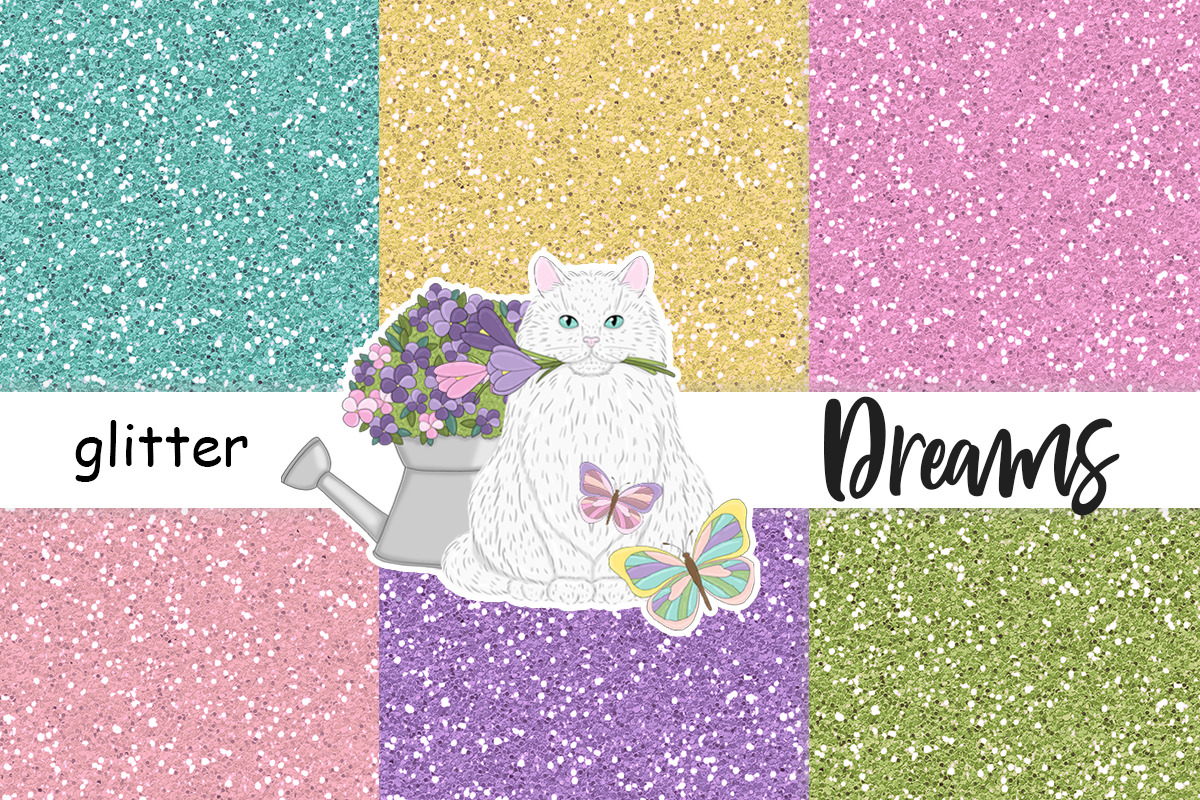 Pastel Rainbow Sparkle Background, a Texture Graphic by GlamArtZhanna (Photo 2 of 2)
